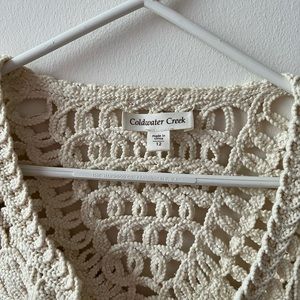 Cold Water Creek Knit Vest